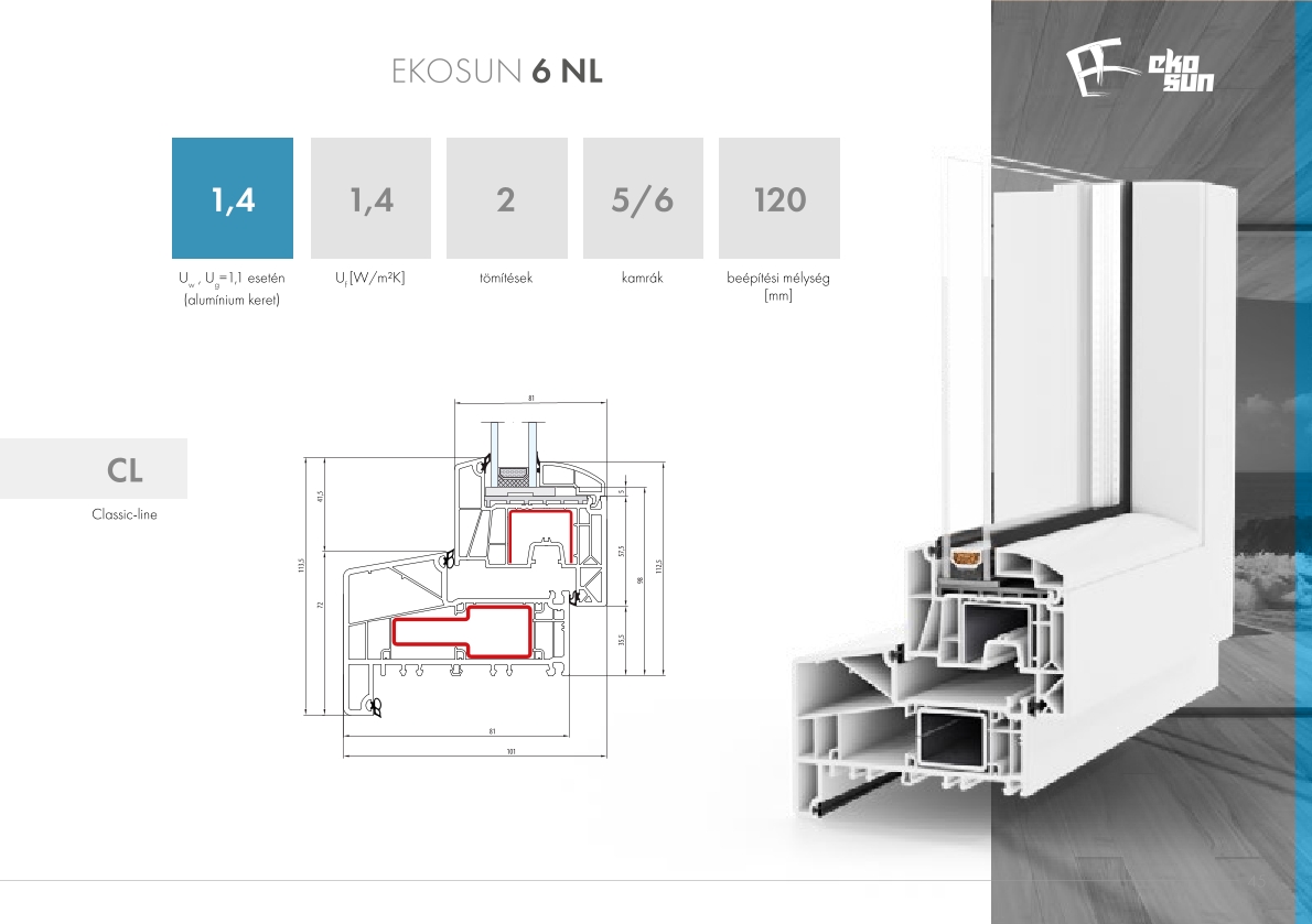 EkoSun 6 NL profil