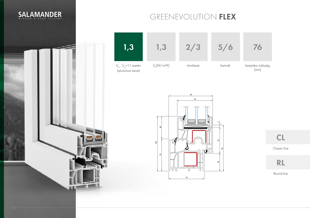 greenEvolution Flex profil